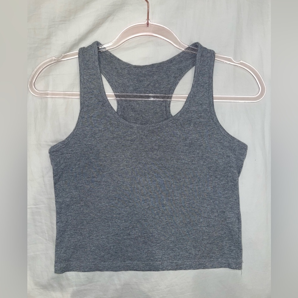 Cropped Racerback Tank Top - Size M